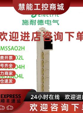 议价施耐德TM5SAO2H/TM5SAO2L/TM5SAO4H/TM5SAO4L全新原装模块PLC