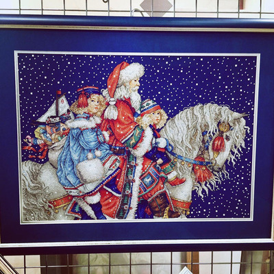 法国DMC十字绣套件节日马背上