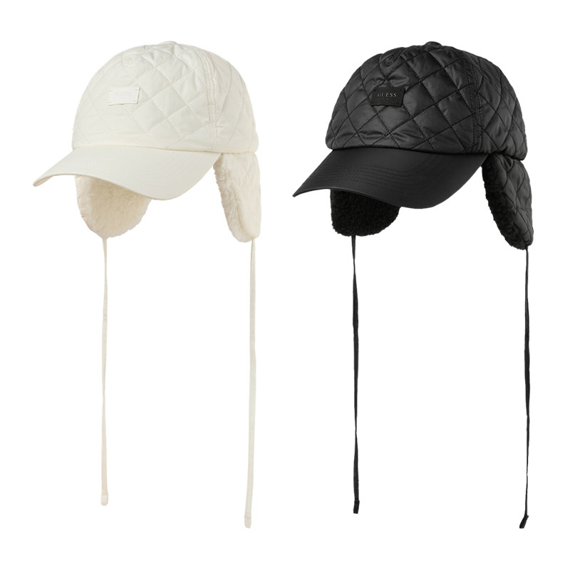 GUESS韩国代购25秋冬男女户外防风保暖护耳休闲百搭棒球帽