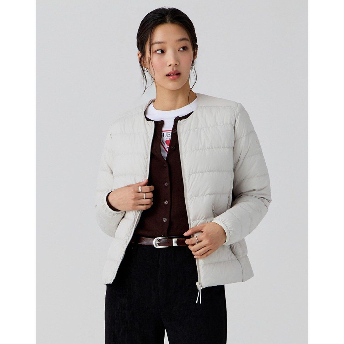 GUESS女轻薄防水保暖羽绒服