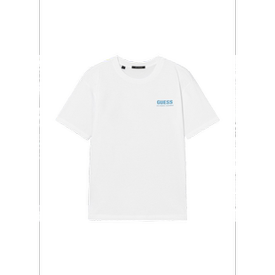 T恤MQ2K94 问号LOGO半宽松短袖 韩国代购 26夏GUESS男女纯棉圆领经典