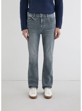 GUESS韩国代购25冬男士休闲通勤复古水洗合体直筒宽松牛仔长裤