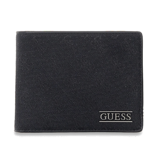 韩国代购GUESS男士黑色双折钱包