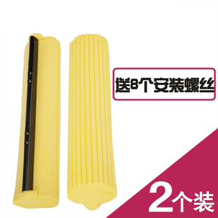 滚轮拖把头27cm33cm38厘米挤水胶棉头适配好媳妇海绵头通用替换装