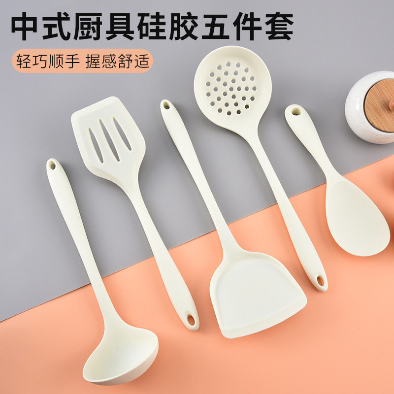 白色食品级硅胶锅铲不粘锅专用