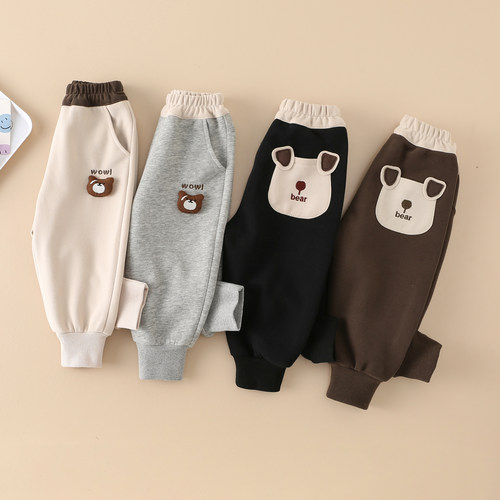 儿童卫裤春季男童裤子宝宝休闲裤