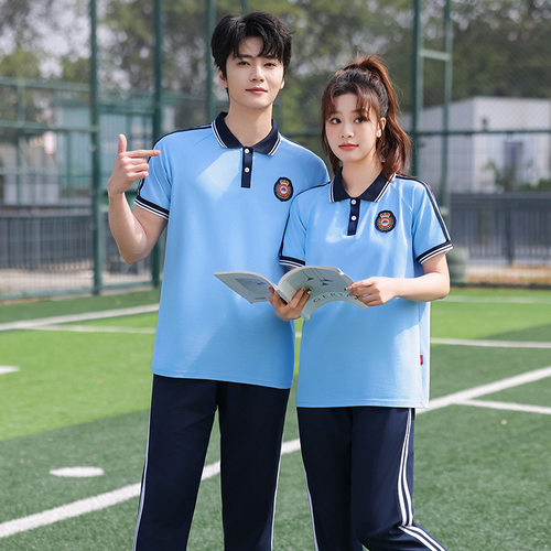 班服中学生高中六年级小学学生学院风校服团购运动套装