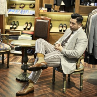 【皮鞋配捐参与款式】美国J.FitzPatrick机翼Balmoral靴Tyler圆头