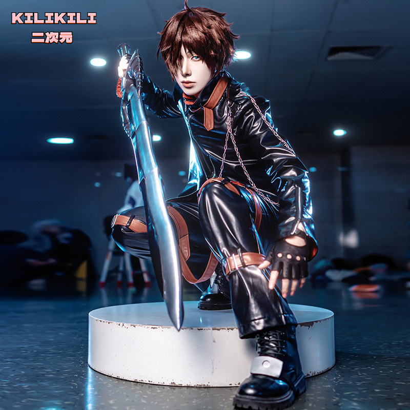 中二病也要谈恋爱富樫勇太漆黑烈焰使日本cos动漫cosplay服装