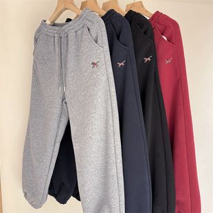 冬青少年加厚卫裤 190中大童羊羔绒保暖运动裤 150 冬日温暖不臃肿