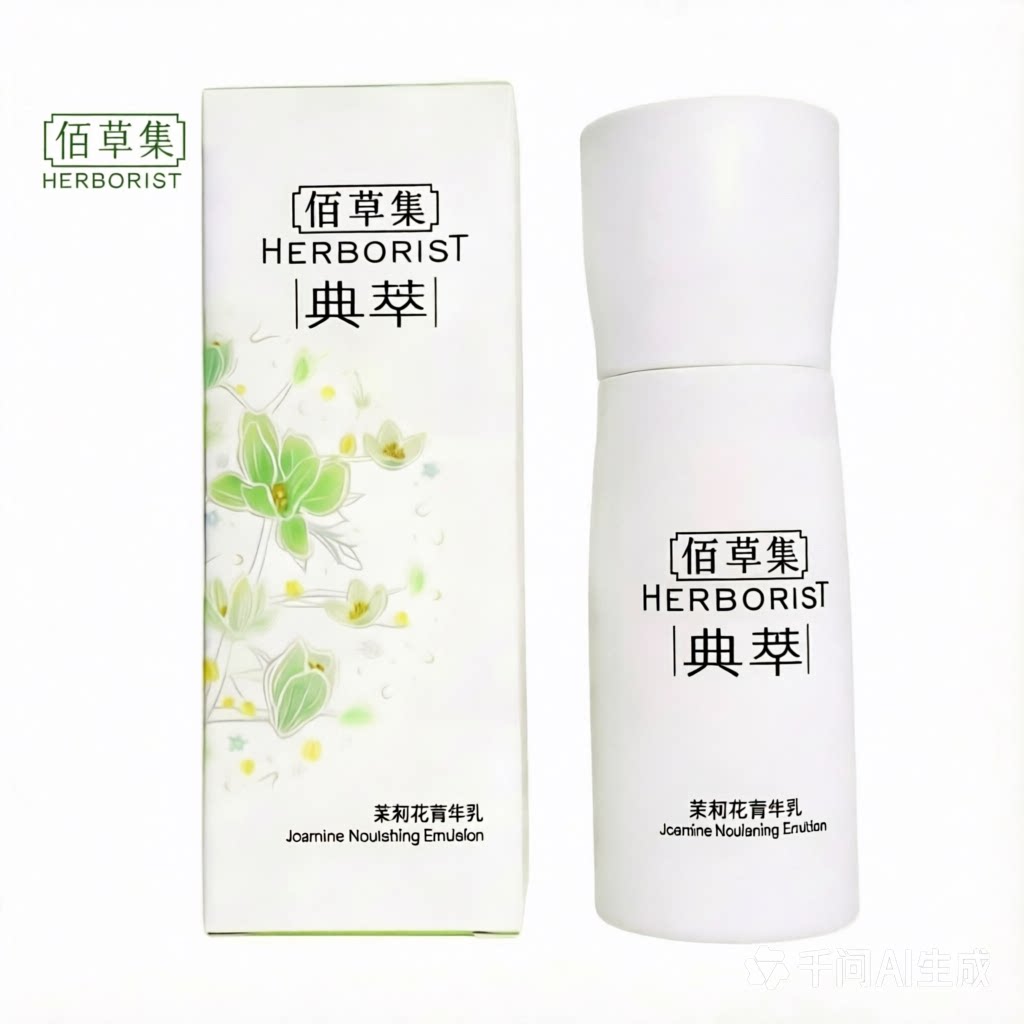 佰草集茉莉花菁华乳50ml乳液改善黯沉补充水分保湿提亮专柜正品