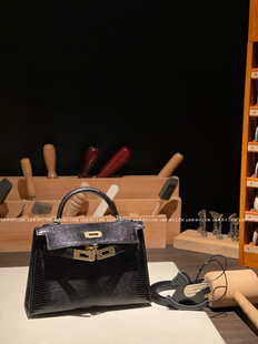 金典/纯手工手缝蜡线蜥蜴皮mk2凯莉kelly二代mini斜挎单肩手提包