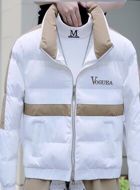 男士保暧韩版修身简约棉衣短款潮流棉服外套帅气小伙时尚潮棉衣厚
