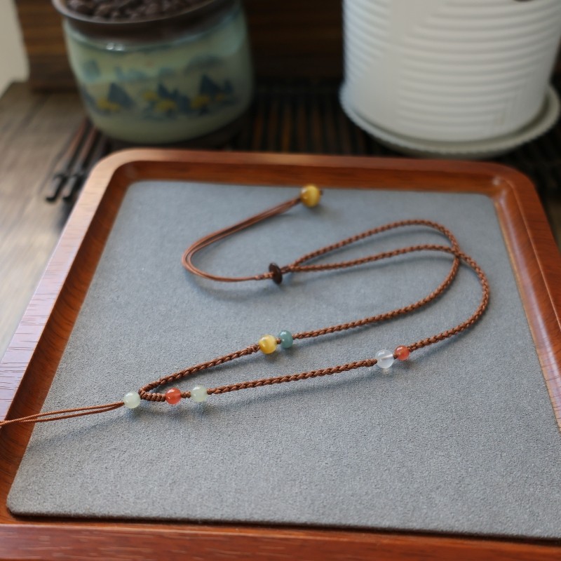 东海传琪手工编绳平安扣挂绳