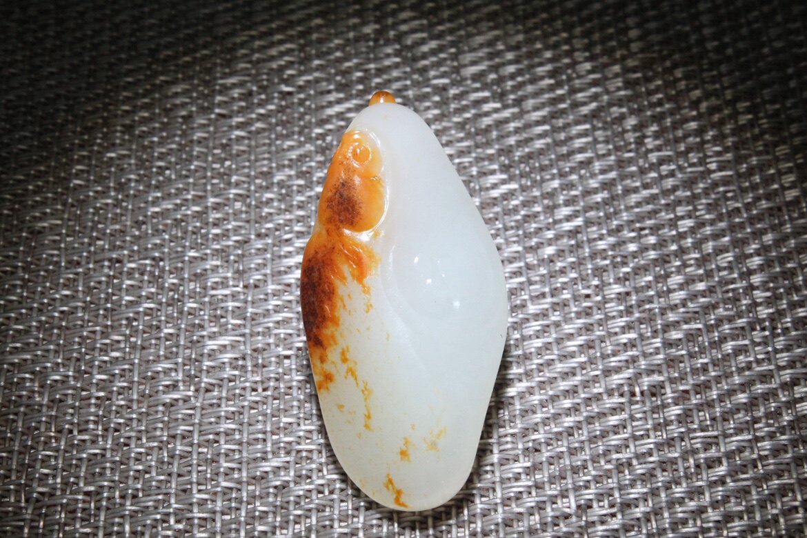 新疆和田玉籽料原石吊坠挂件男女款玉石挂件项链坠子配饰金玉满堂