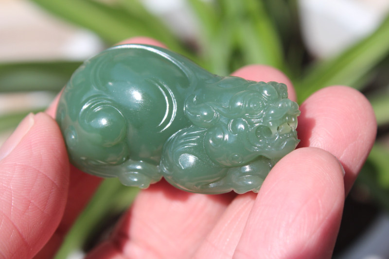 俄罗斯和田玉文玩手机钥匙小挂件吊坠项手串牌转运珠貔貅