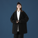 简约新中性风休闲西装外套宽松男女情侣雅痞小西服201P85，男装西服套装，电商A070