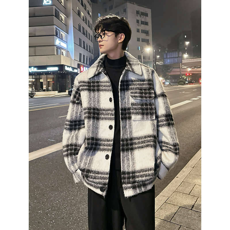 海马毛小香风外套夹克高级感韩系痞帅呢子男女毛呢大衣A339P108,男装夹克,电商A070 海马毛小香风外套夹克高级感韩系痞帅呢子男女毛呢大衣A339P108,男装夹克,电商A070