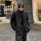 设计感短款呢子西装夹克厚外套痞帅老钱风男毛呢大衣 SJK122 P98,男装夹克,电商A070,电商基地 设计感短款呢子西装夹克厚外套痞帅老钱风男毛呢大衣 SJK122 P98,男装夹克,电商A070,电商基地