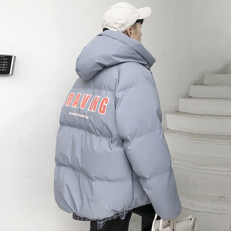 棉衣男外套ins棉服宽松连帽保暖青少年面包服 MF01 P110图片