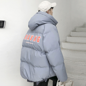 棉衣男外套ins棉服宽松连帽保暖青少年面包服 MF01 P110图片