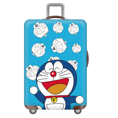 表情叮当猫弹力箱套拉杆箱旅行旅游登机行李皮箱保护罩防尘袋耐磨