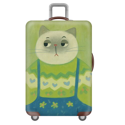 KTG26猫咪弹力箱套拉杆箱旅行旅游登机行李皮箱保护罩防尘袋加厚