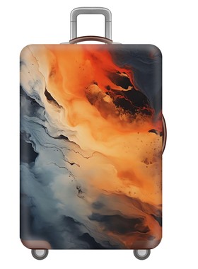 XA0104水墨弹力箱套拉杆箱旅行旅游登机行李皮箱保护罩防尘袋耐磨