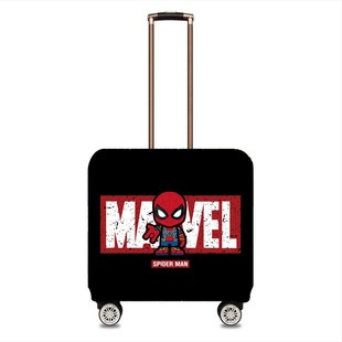 蜘蛛侠18寸20寸横板弹力箱套拉杆箱旅行旅游登机行李皮箱保护罩子