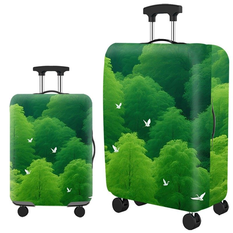 WA137树林飞鸟弹力箱套拉杆箱旅行旅游登机行李皮箱保护罩防尘袋,箱包皮具/热销女包/男包,旅行箱配件,淘宝优惠券,粉丝福利购,淘宝优惠卷