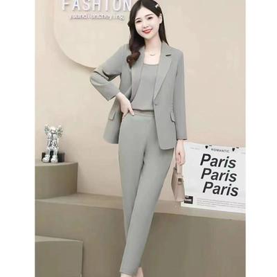 2024春秋季新款气质OL休闲西装女