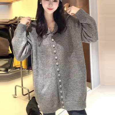 加厚毛衣外套女2025秋冬新款