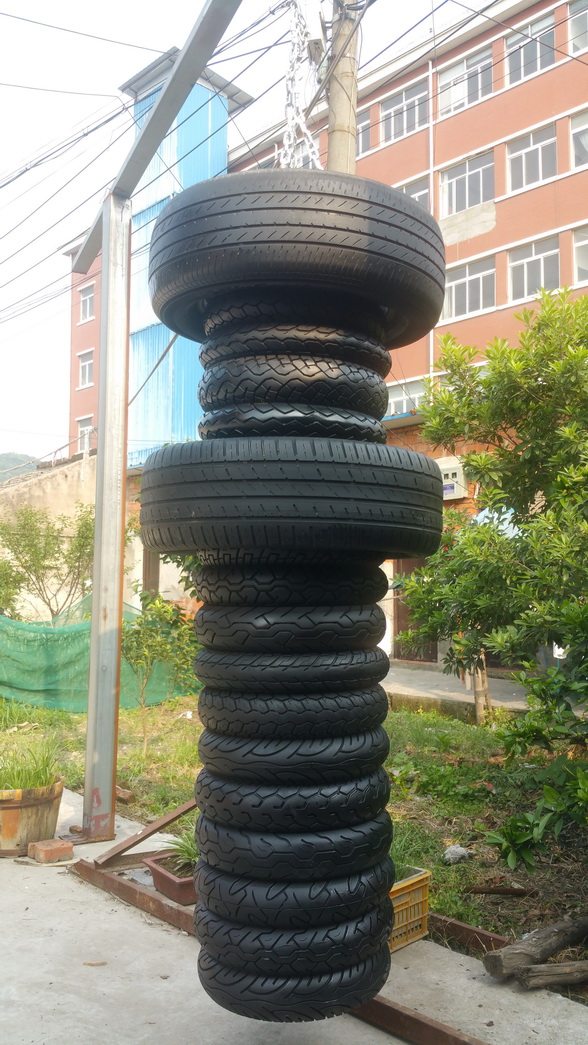 拳拳负责厂家直销定制重量吊式轮胎沙袋勾拳膝击室内外可穿鞋踢打