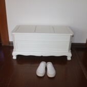 高档香樟木衣箱字画箱换鞋 凳大容量收纳箱