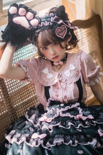 LucyAndLory小奶喵夏款暗纹内搭衬衫Lolita洛丽塔甜款可爱