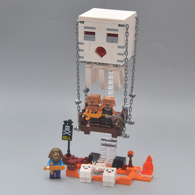 我的世界地狱军团猪灵史蒂夫积木