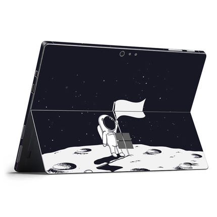 适用于微软surface pro5/6贴纸背贴+侧边贴平板电脑外壳卡通贴纸