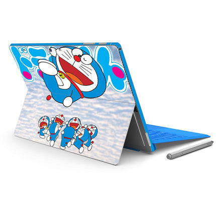 适用于微软surface pro4背贴+侧边贴纸平板电脑外壳卡通贴纸定制