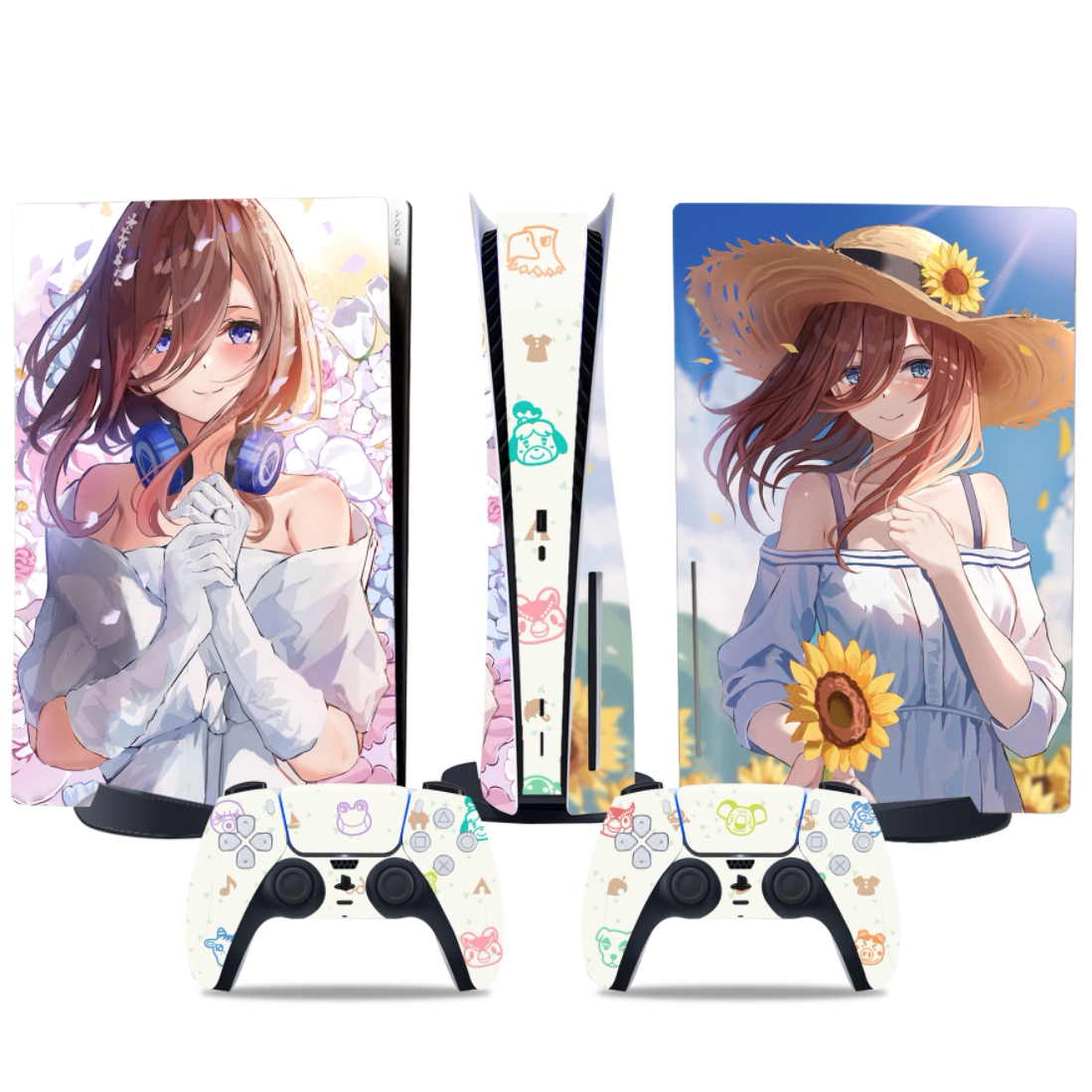 PS5手柄光驱版可爱贴膜可定制图片
