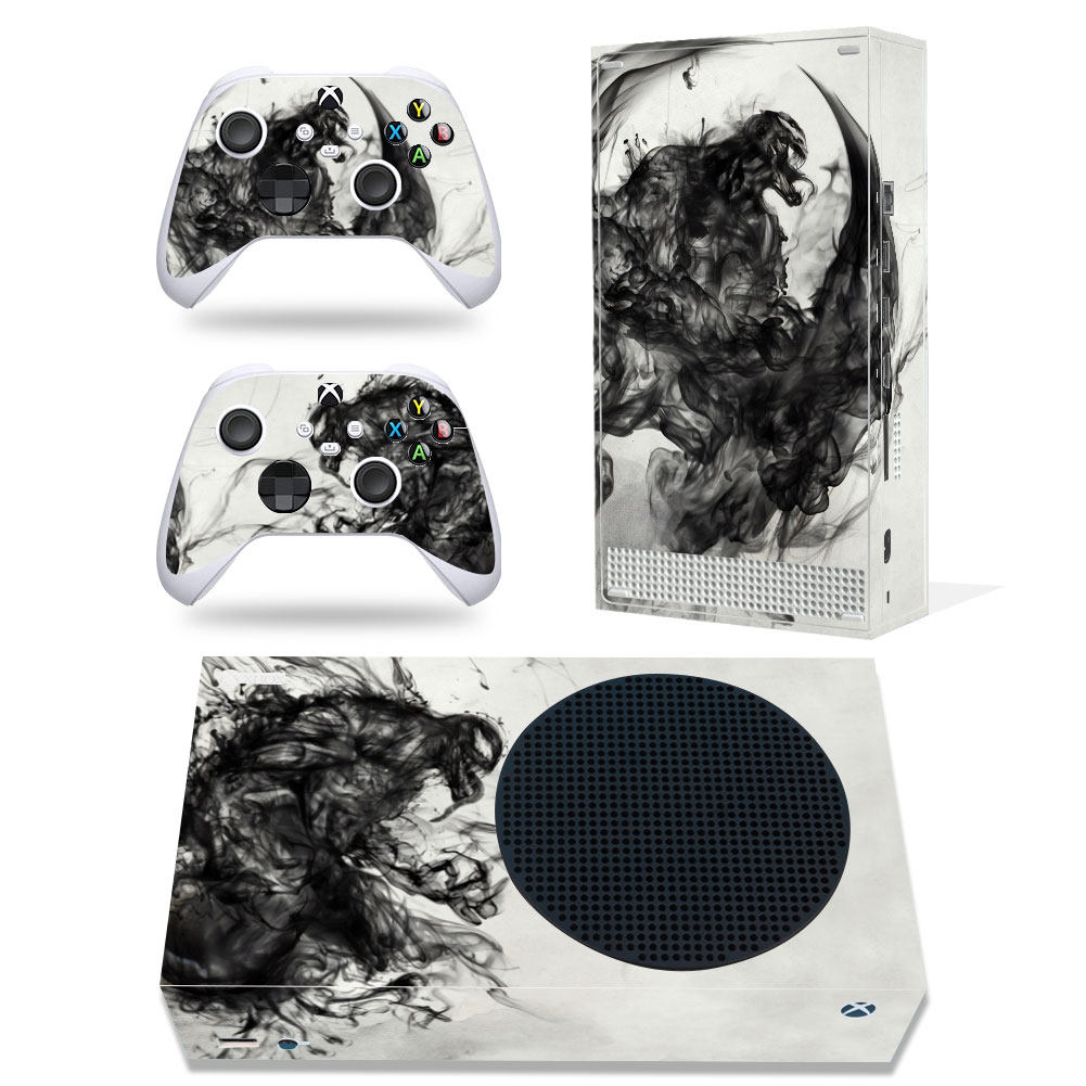 适用Xbox seriesS主机贴纸XSS主机+手柄保护膜毒液战神游戏多款