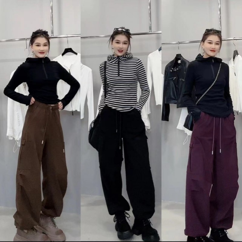 潇xiao家工装裤卫裤女休闲运动
