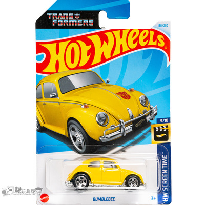 2024K-186号 BUMBLEBEE大众甲壳虫黄色风火轮火辣小跑车hotwheels
