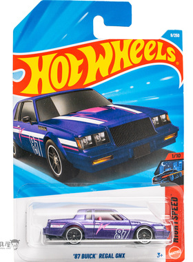 2026A-9号 '87 BUICK REGAL GNX 别克 紫色风火轮小跑车hotwheels