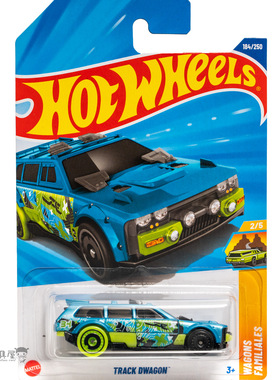 184号 TRACK DWAGON 蓝色 风火轮火辣小跑车hotwheels