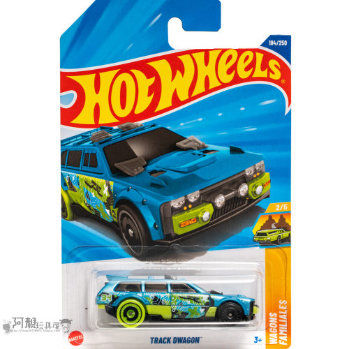 184号 TRACK DWAGON 蓝色 风火轮火辣小跑车hotwheels