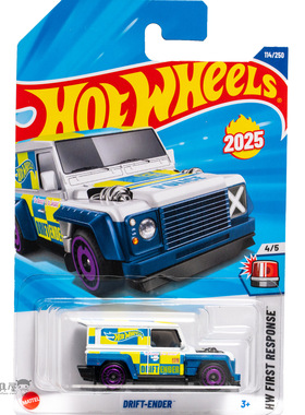 2025E-114号 DRIFT-ENDER 白色 风火轮火辣小跑车hotwheels