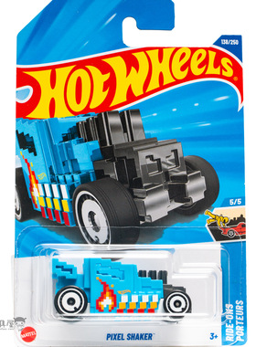 138号 PIXEL SHAKER 蓝色 风火轮火辣小跑车hotwheels