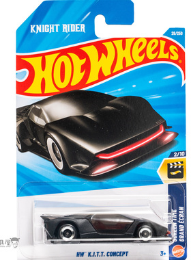 28号 HW K.I.T.T. CONCEPT 霹雳游侠 黑色 风火轮小车hotwheels