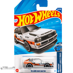 246号 '84 AUDI SPORT QUATTRO 普宝 银色 风火轮小车hotwheels