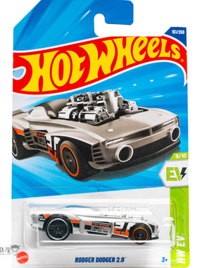 2025N-151号 RODGER DODGER 2.0 银色 风火轮火辣小跑车hotwheels